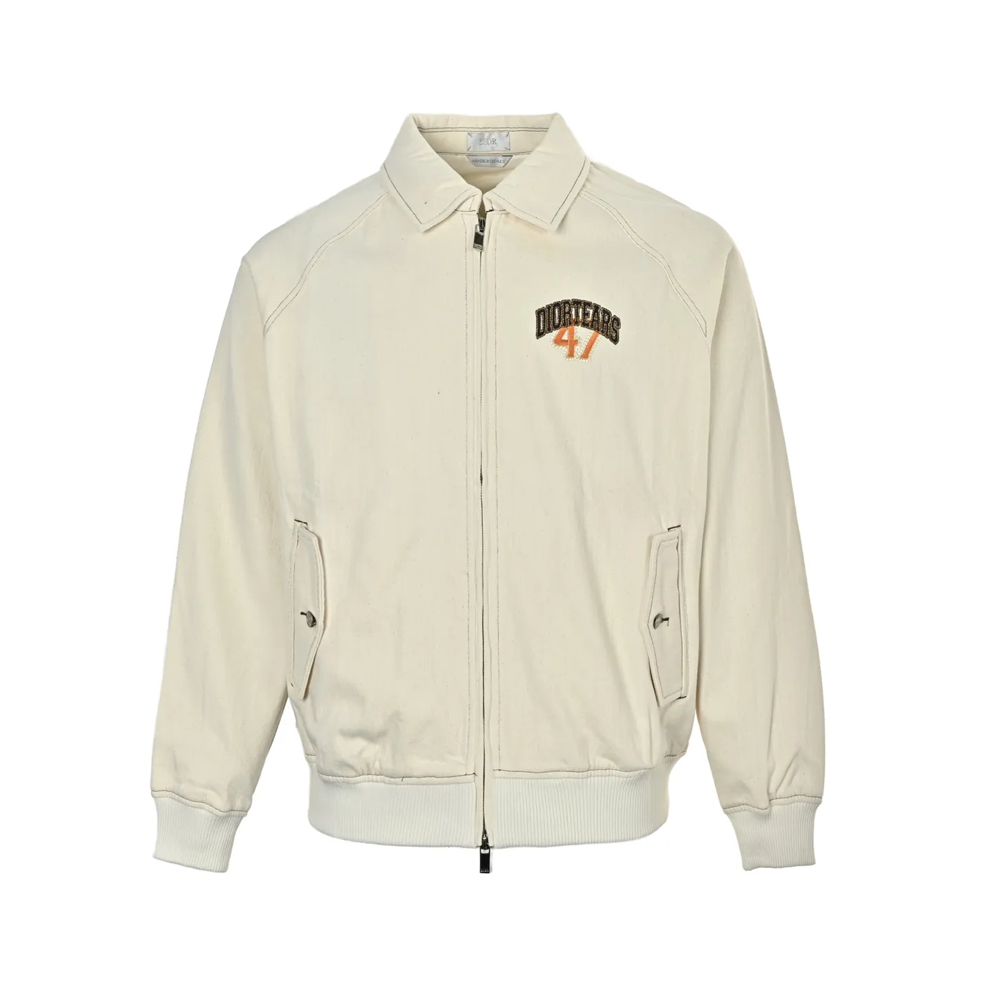 Dior/Dior 47 Letter Embroidered Baseball Jacket Jacket