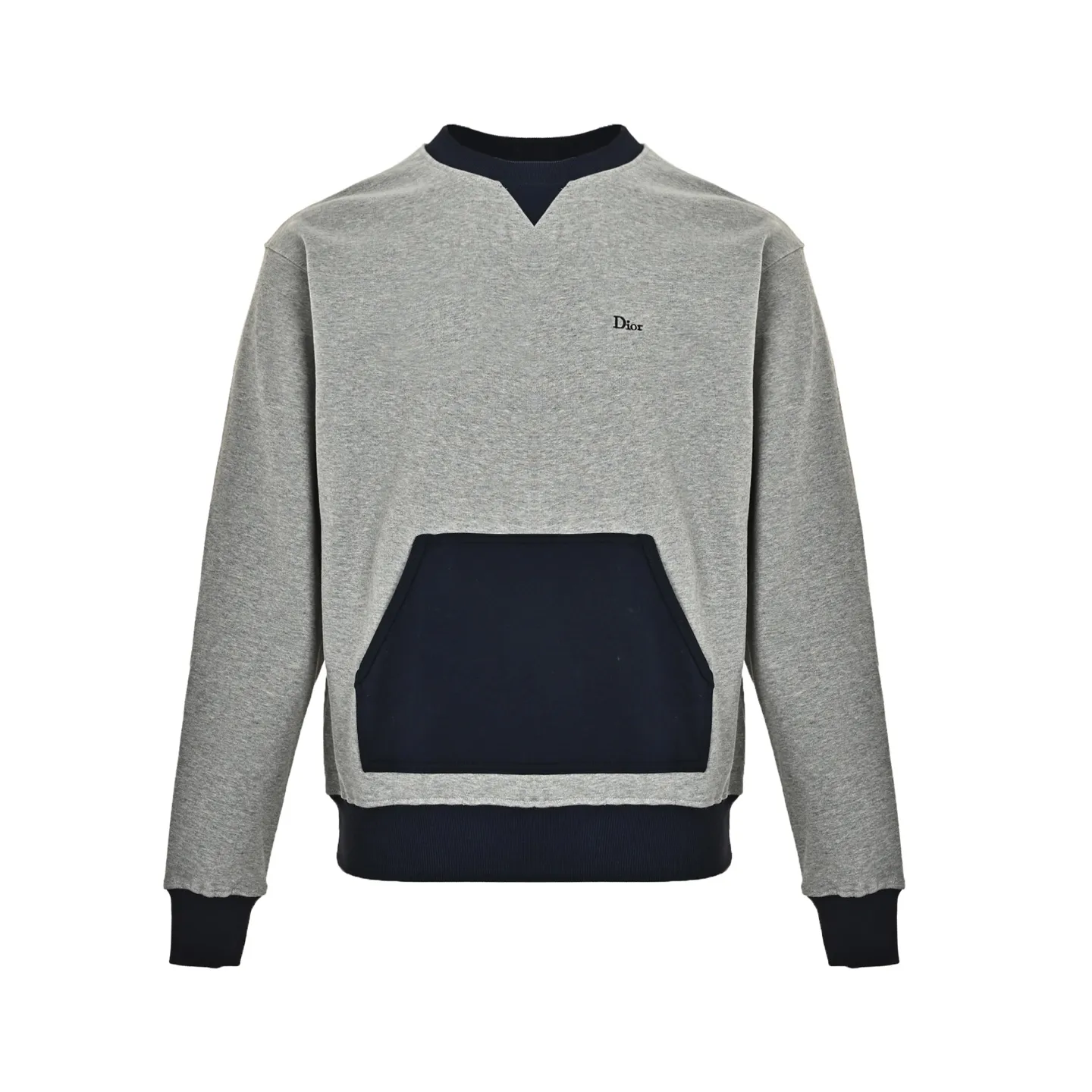 Dior/Dior embroidered logo stitching crewneck sweatshirt