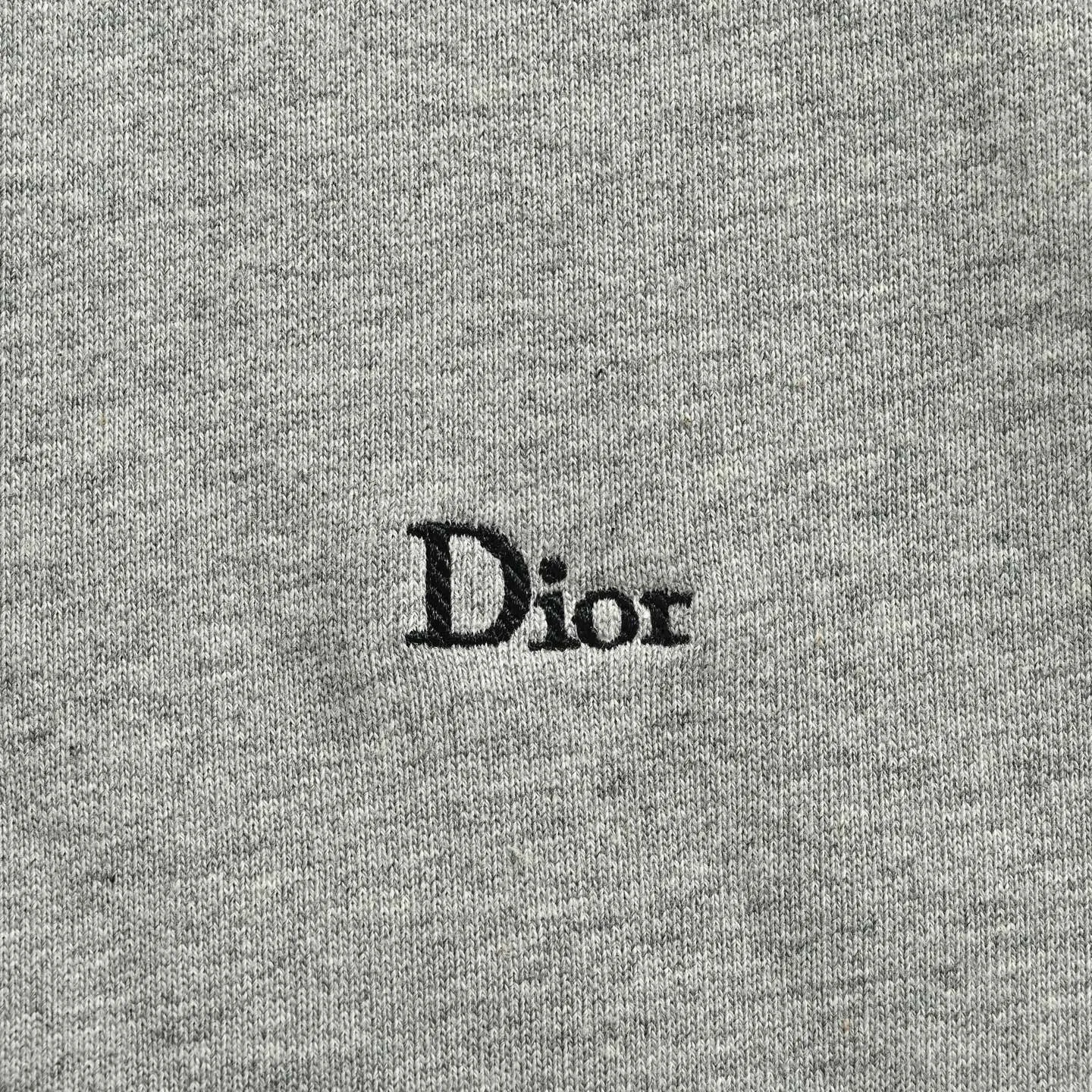 Dior/Dior embroidered logo stitching crewneck sweatshirt