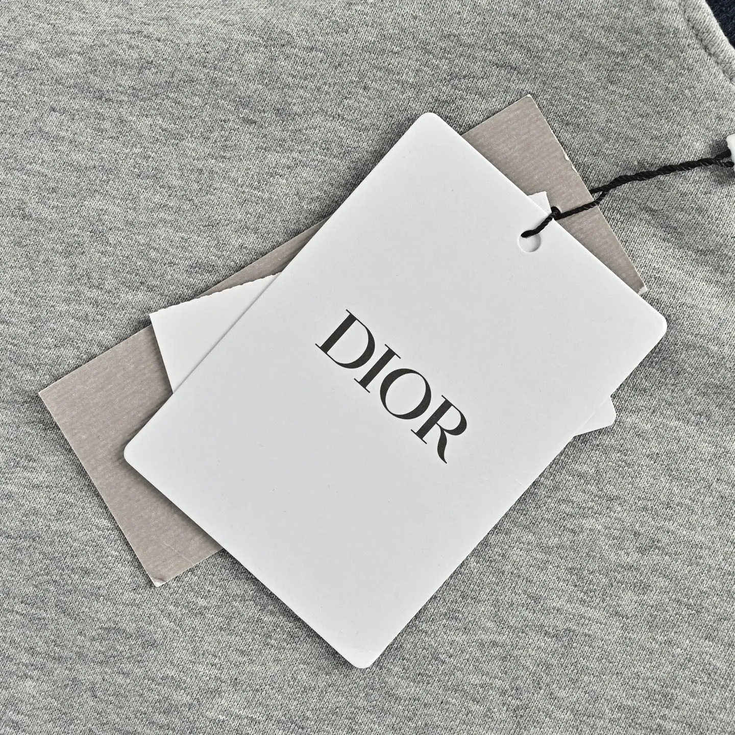 Dior/Dior embroidered logo stitching crewneck sweatshirt