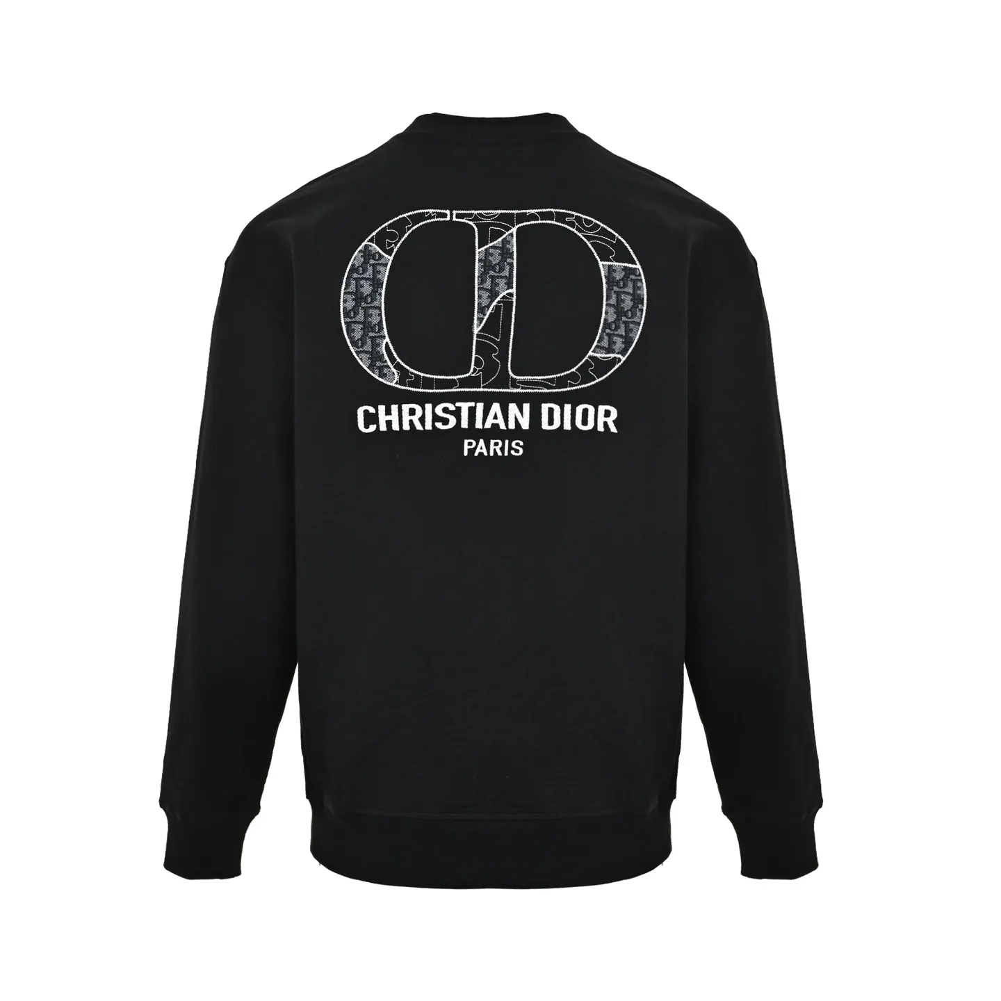 Dior/Dior Patches CD Embroidered Round Neck Sweatshirt