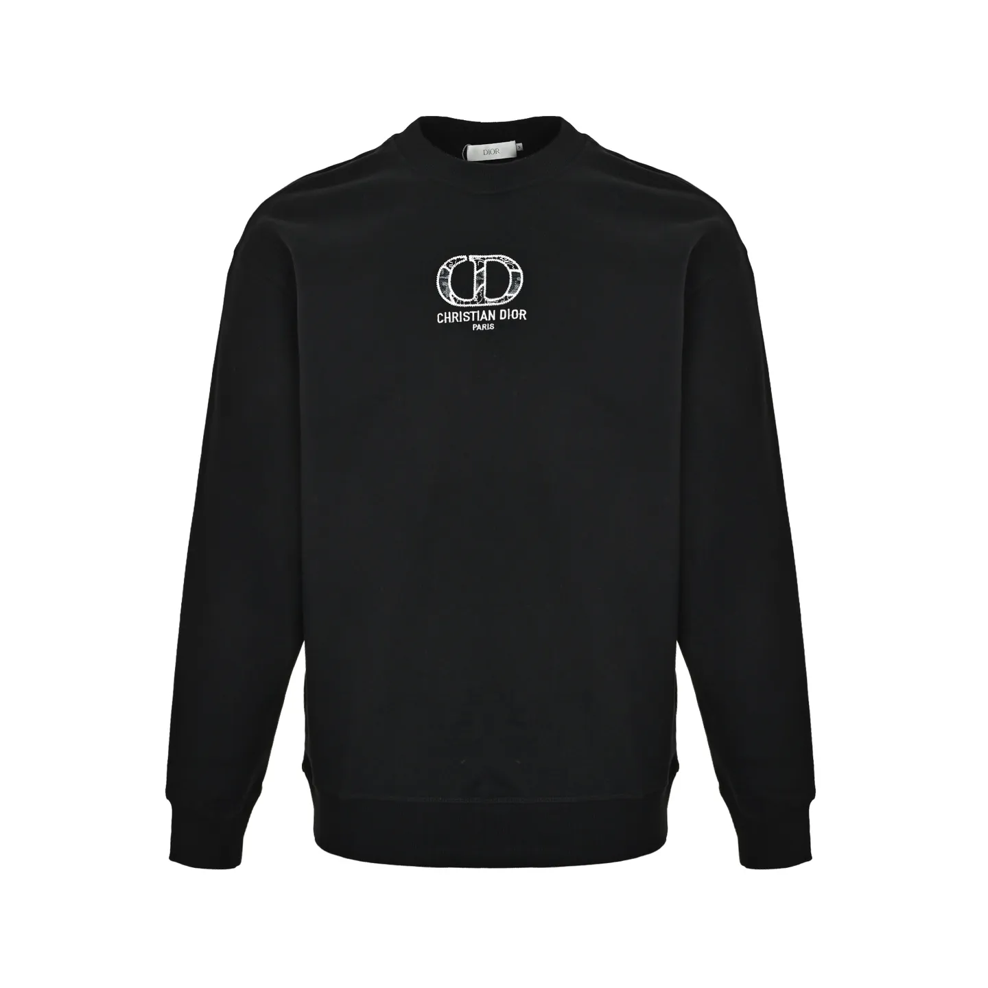 Dior/Dior Patches CD Embroidered Round Neck Sweatshirt