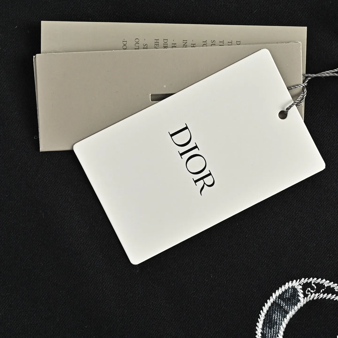 Dior/Dior Patches CD Embroidered Round Neck Sweatshirt