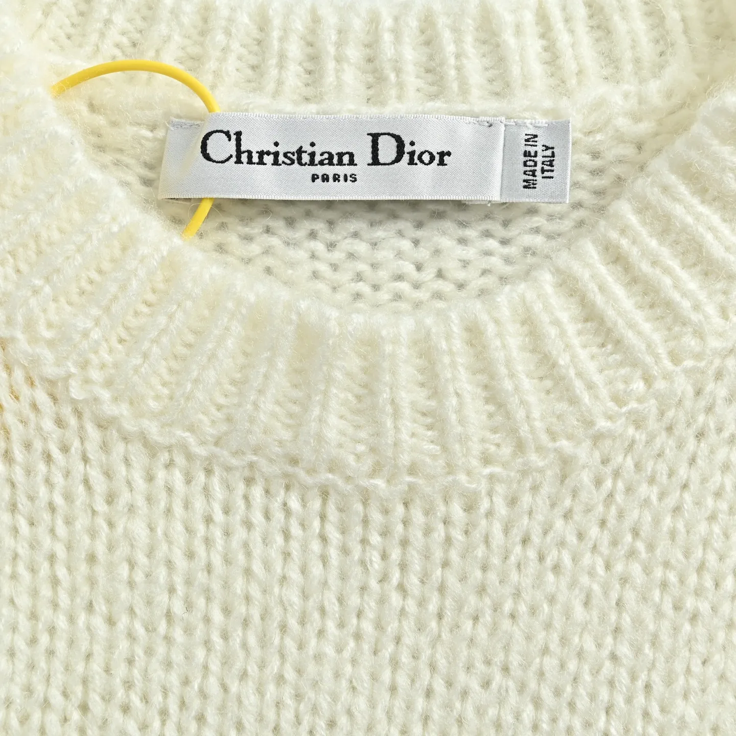 Dior/Dior miss Dior jacquard letter crewneck sweater