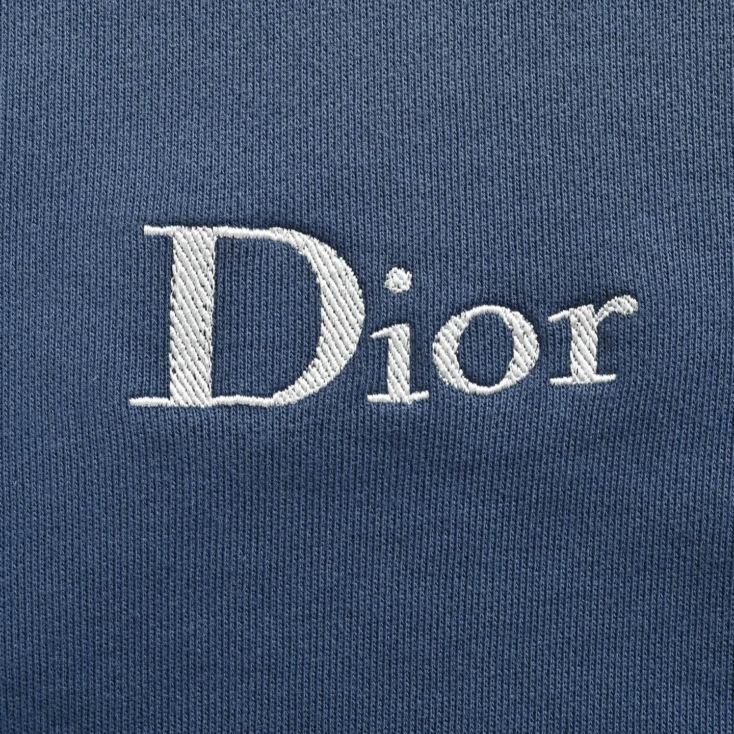 Dior chest embroidered logo crewneck sweatshirt