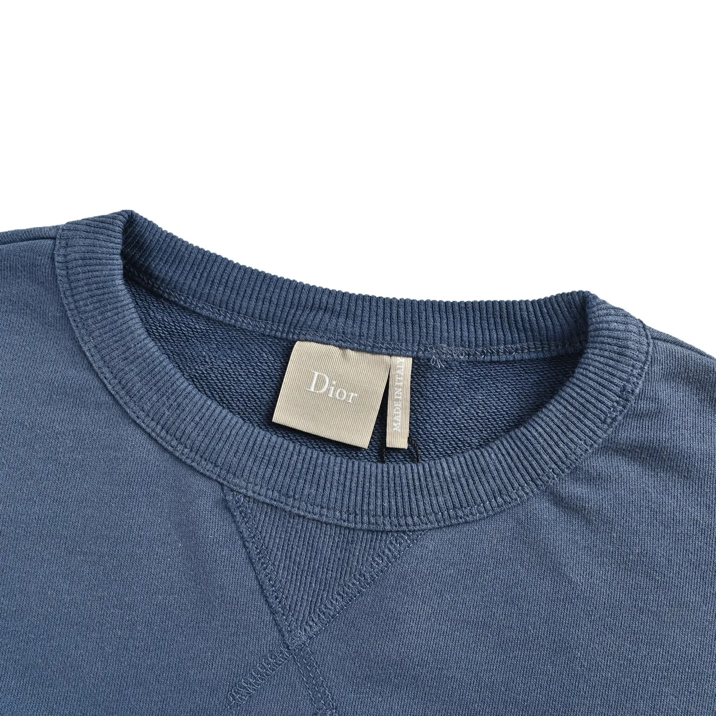 Dior chest embroidered logo crewneck sweatshirt