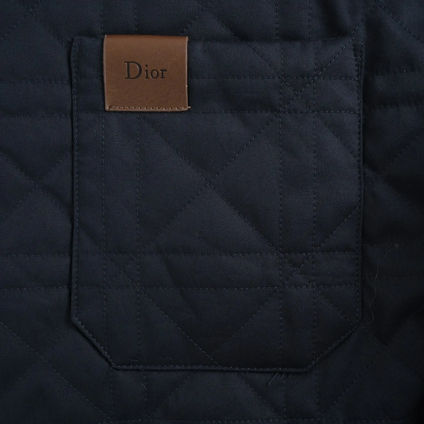 Dior/Dior Vinyl Leather Pocket Cotton Jacket