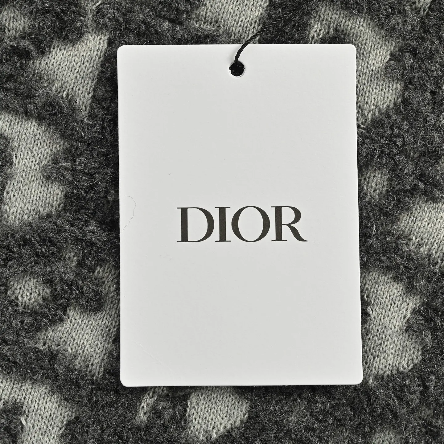 Dior/Dior 25Fw Floral Towel Embroidered Jacquard Zipper Crewneck Sweater