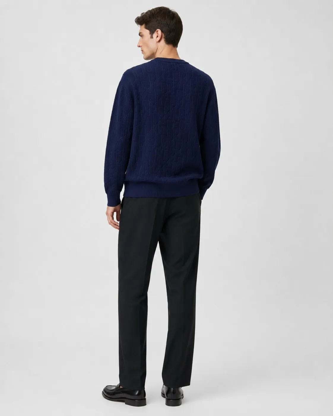 Dior/Dior jacquard crewneck sweater
