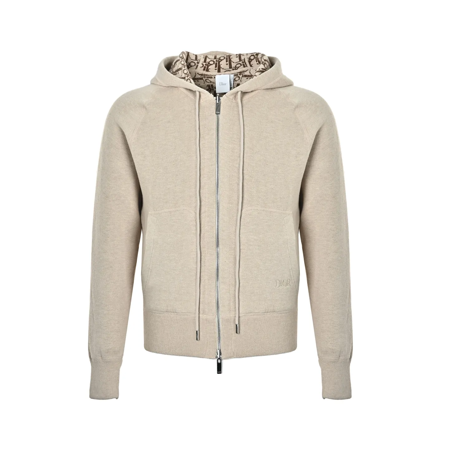 Dior/Dior jacquard jacquard reversible hooded jacket