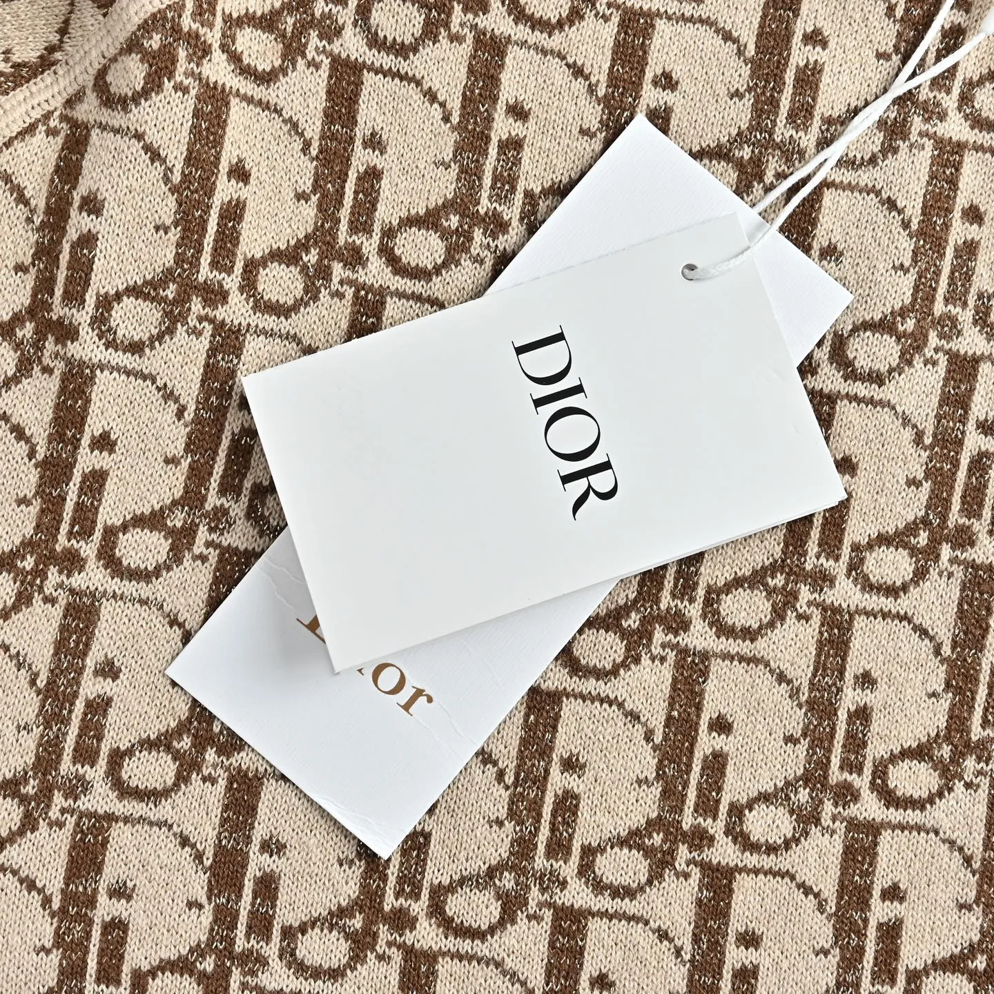 Dior/Dior jacquard jacquard reversible hooded jacket