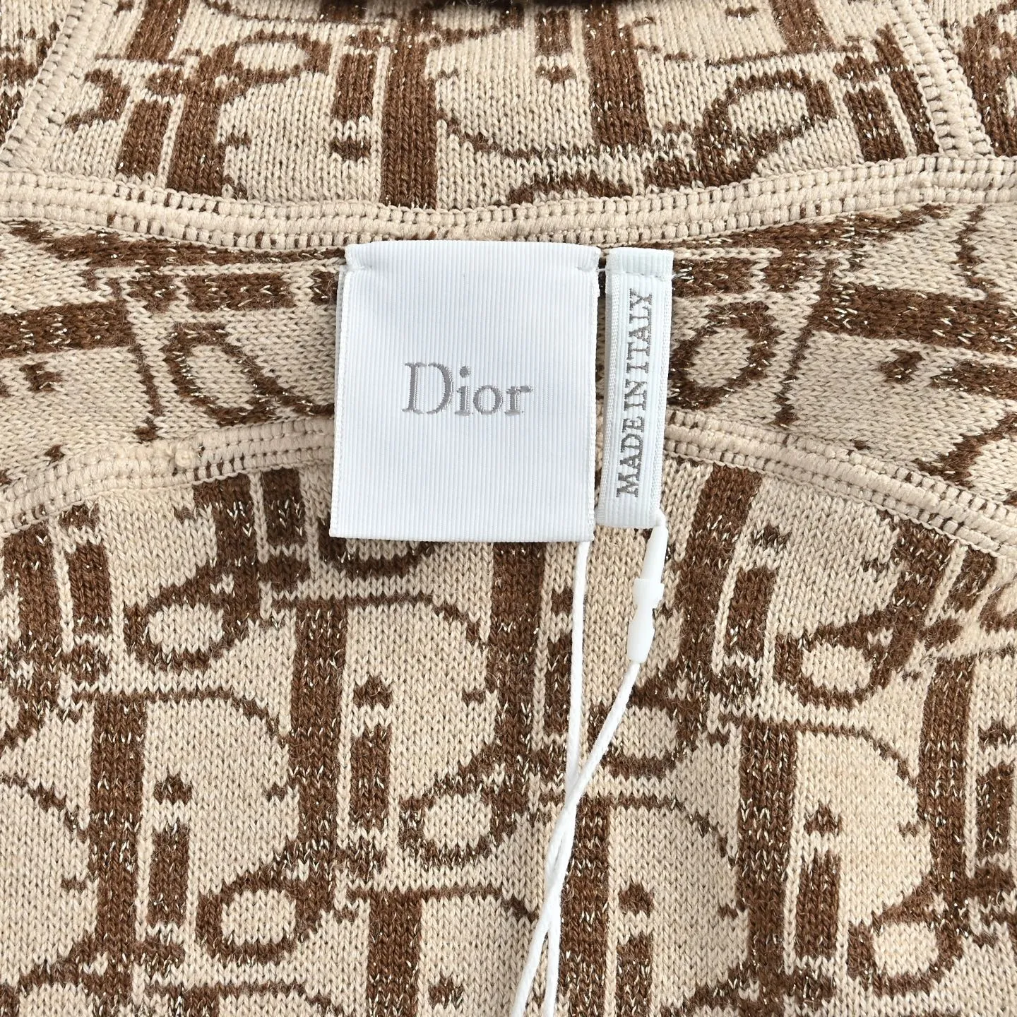 Dior/Dior jacquard jacquard reversible hooded jacket