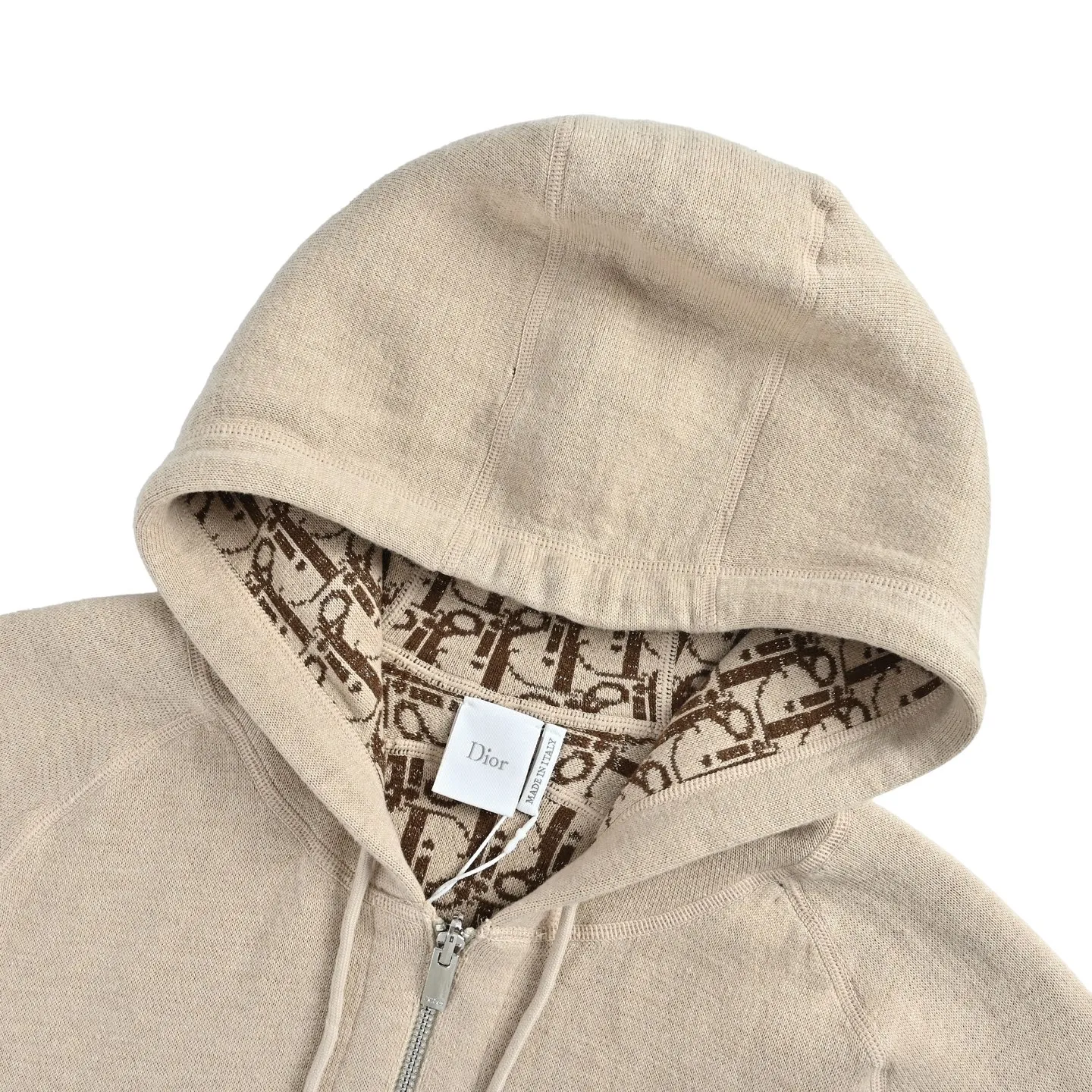 Dior/Dior jacquard jacquard reversible hooded jacket