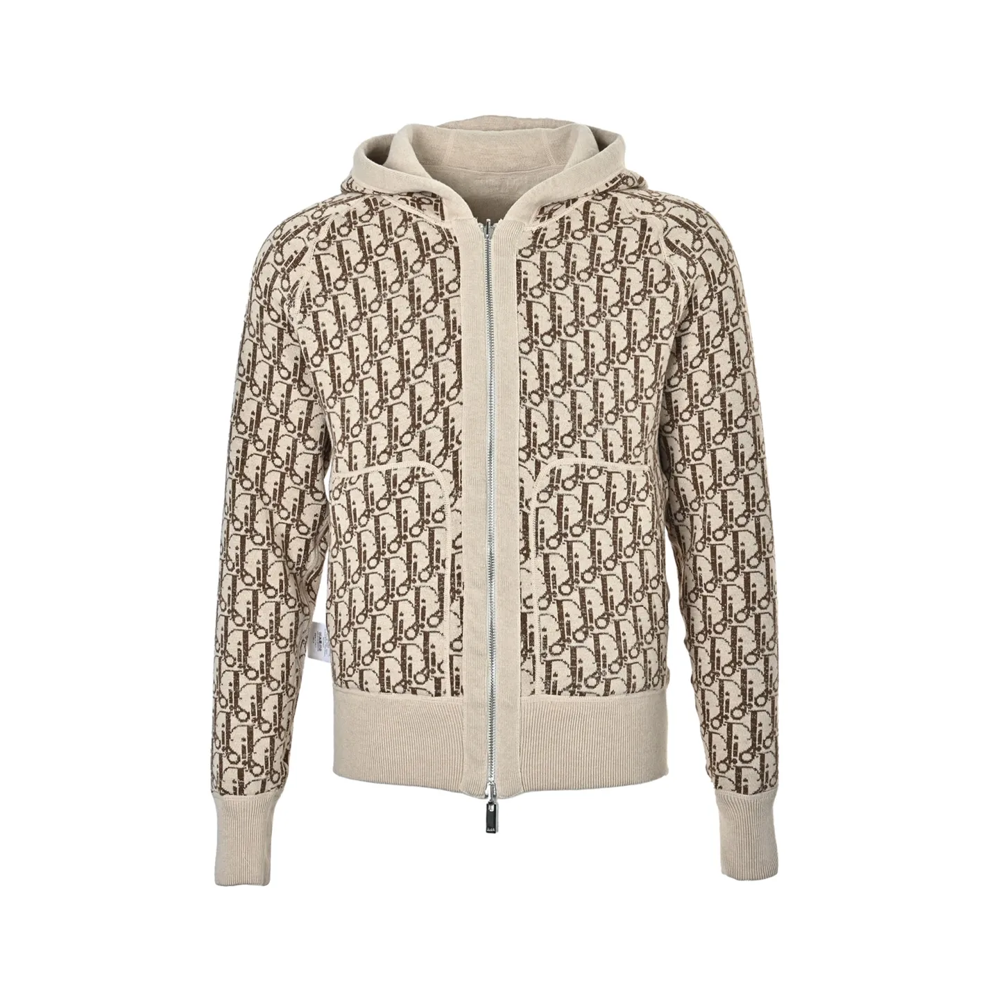 Dior/Dior jacquard jacquard reversible hooded jacket