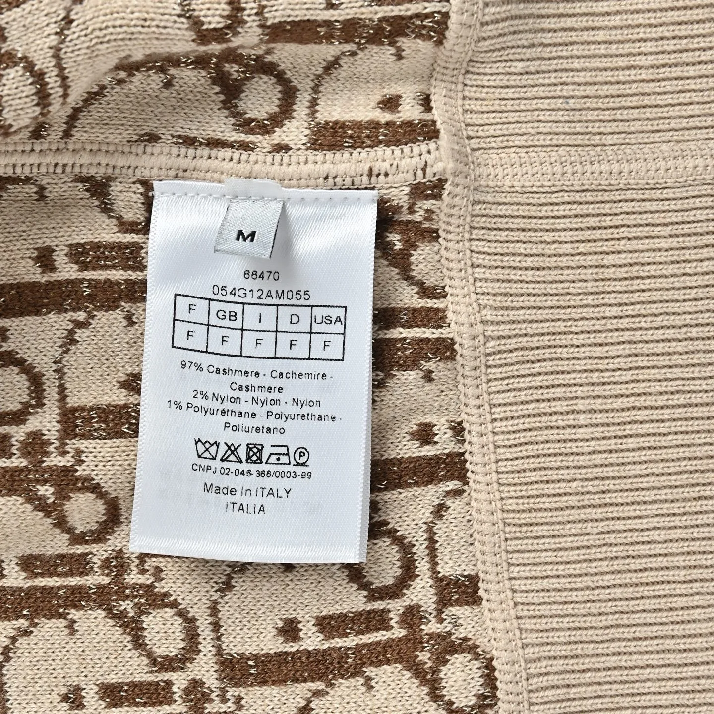 Dior/Dior jacquard jacquard reversible hooded jacket