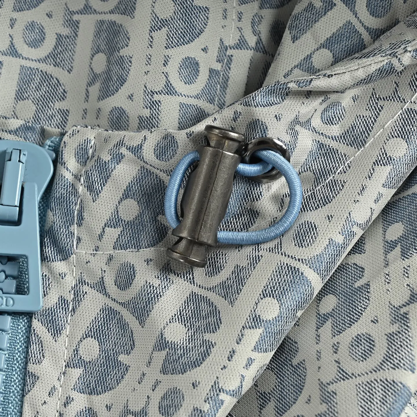 Dior/Dior Bee Full Print Logo Zip Jacket
