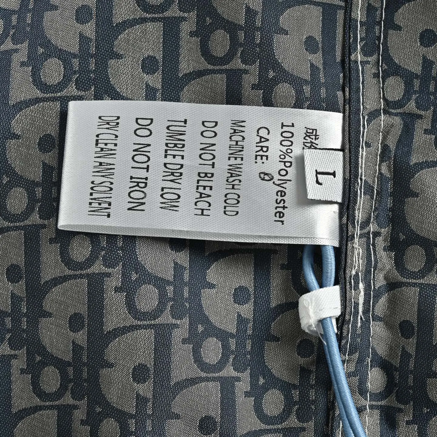 Dior/Dior Bee Full Print Logo Zip Jacket
