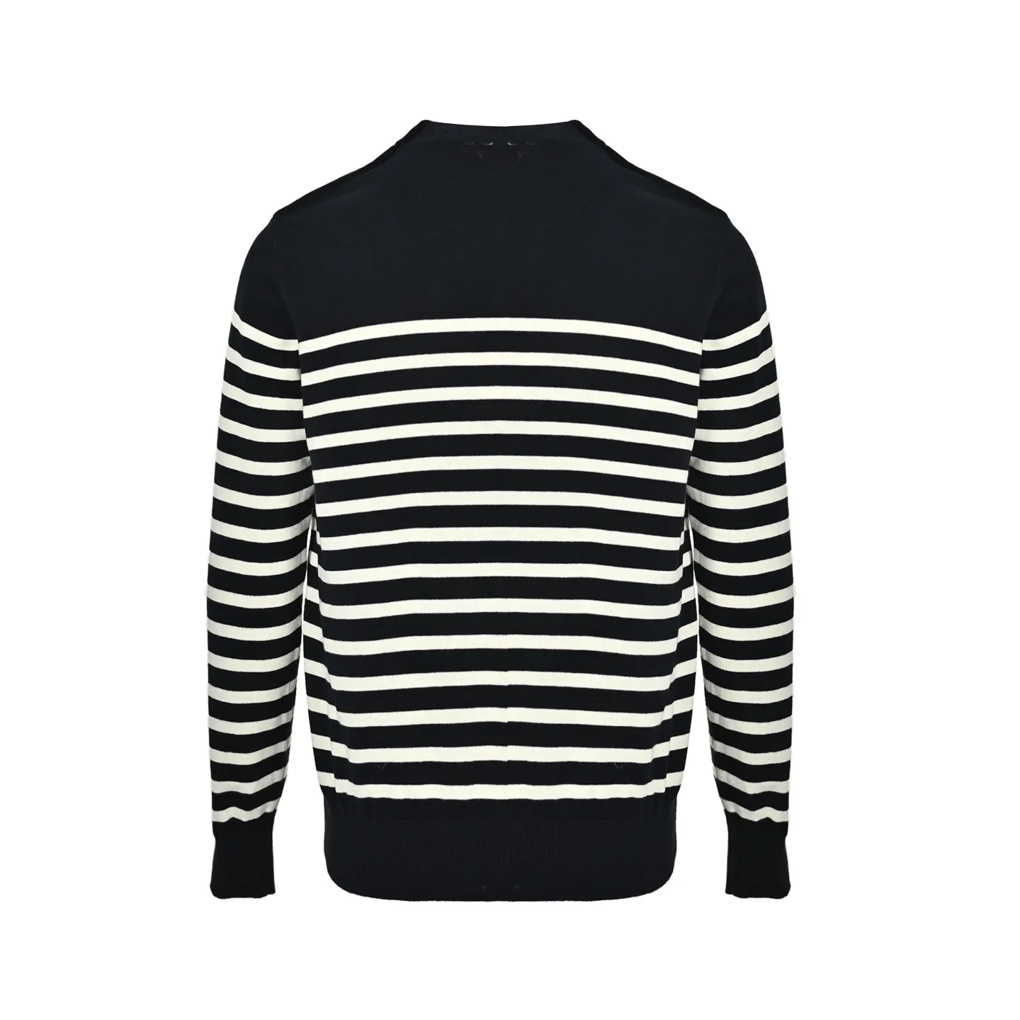 Dior/Dior embroidered logo knitted striped sweater
