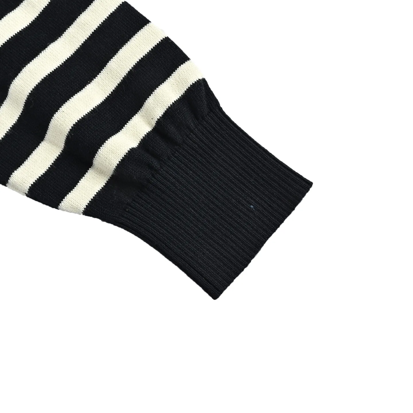 Dior/Dior embroidered logo knitted striped sweater