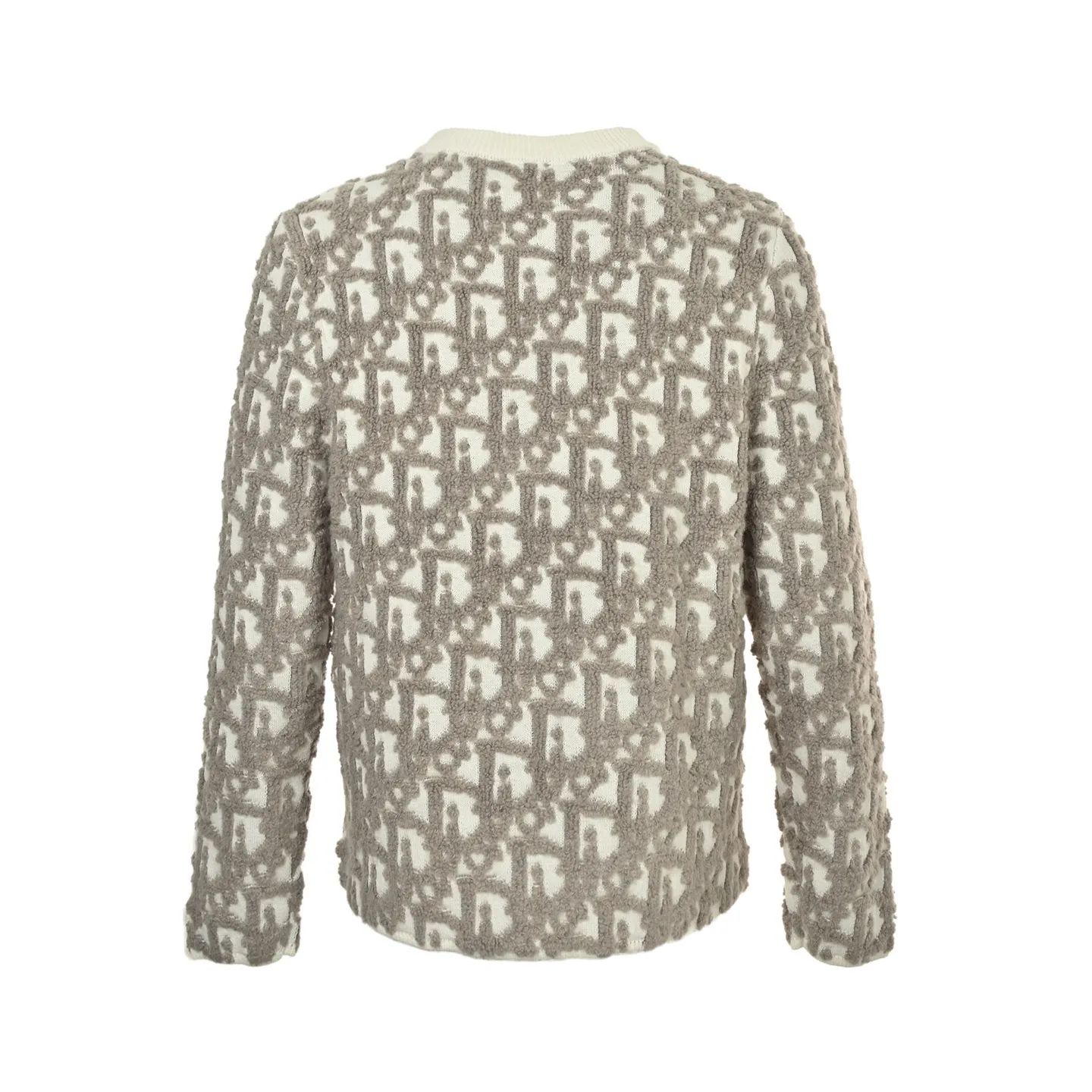 Dior/Dior 25Fw Floral Towel Jacquard Zip Sweater Jacket