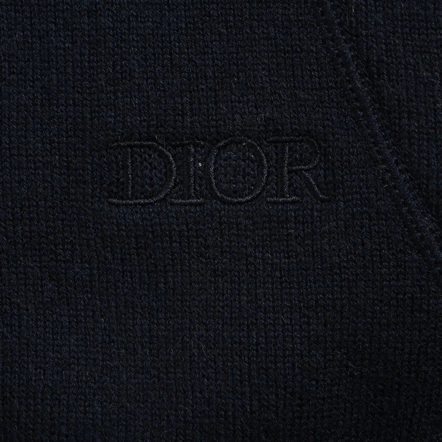 Dior/Dior presbyopia jacquard knitted cashmere reversible jacket