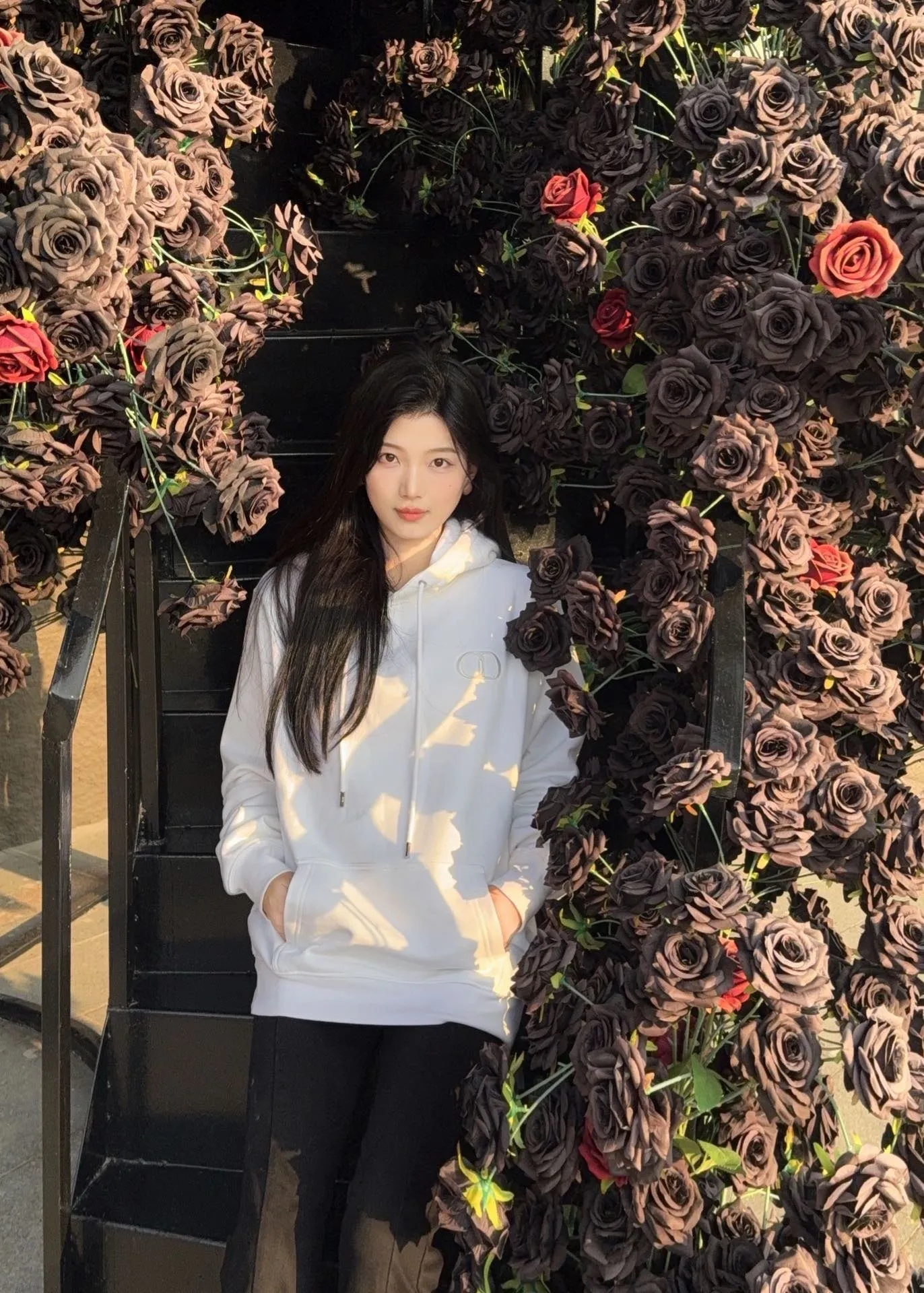 Dior Classic Embroidered CD Hooded Sweatshirt