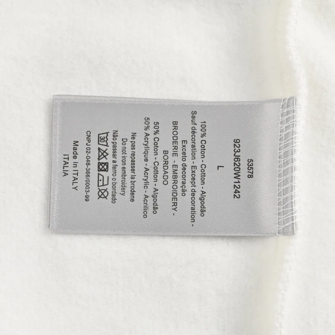 Dior Classic Embroidered CD Hooded Sweatshirt