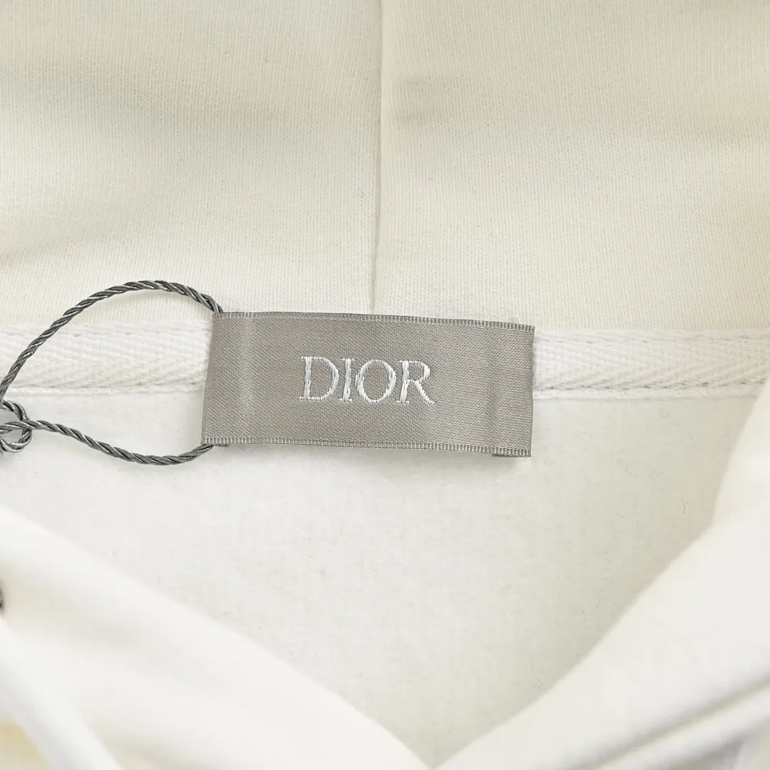 Dior Classic Embroidered CD Hooded Sweatshirt
