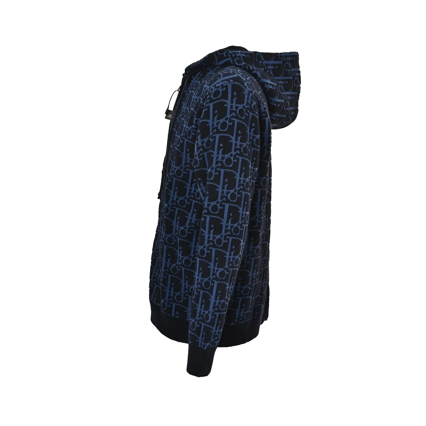 Dior/Dior zipped hooded jacket in jacquard jacquard