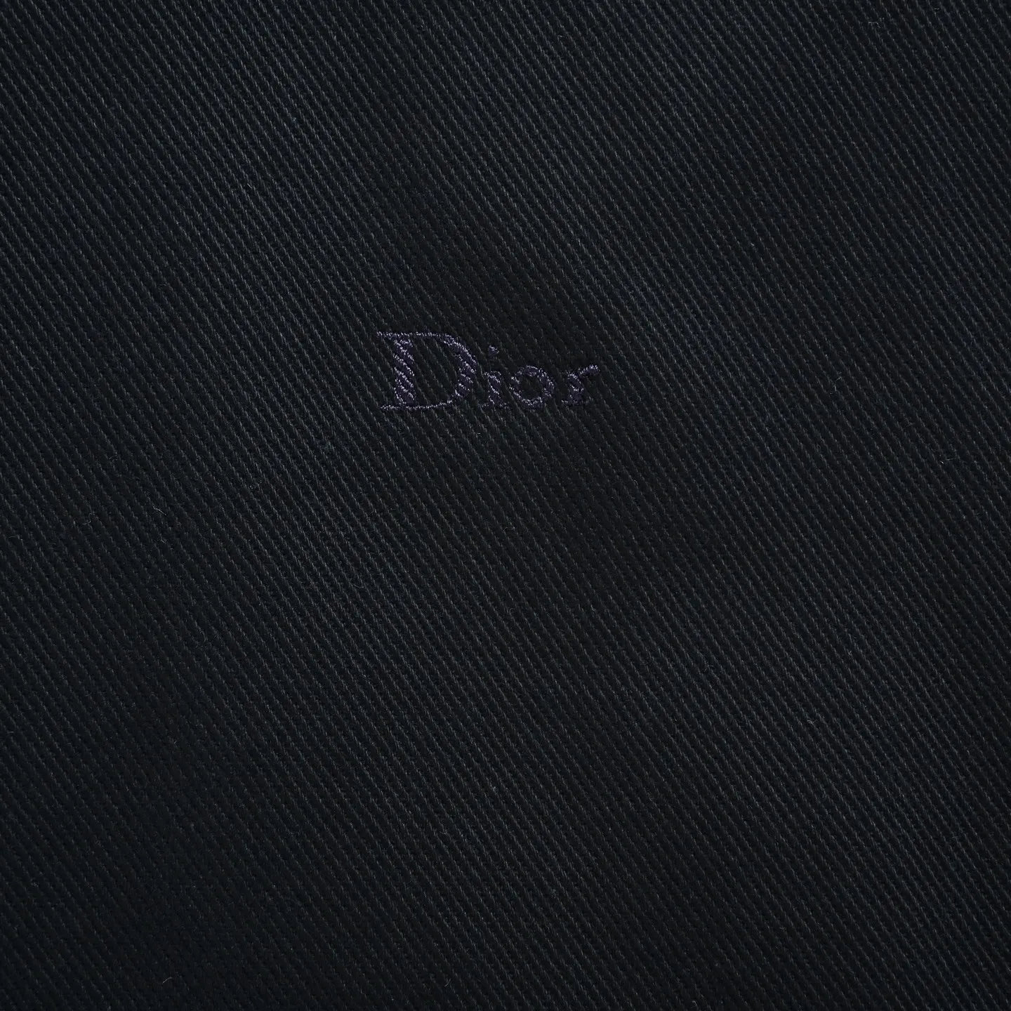 Dior buckle leather collar jacket