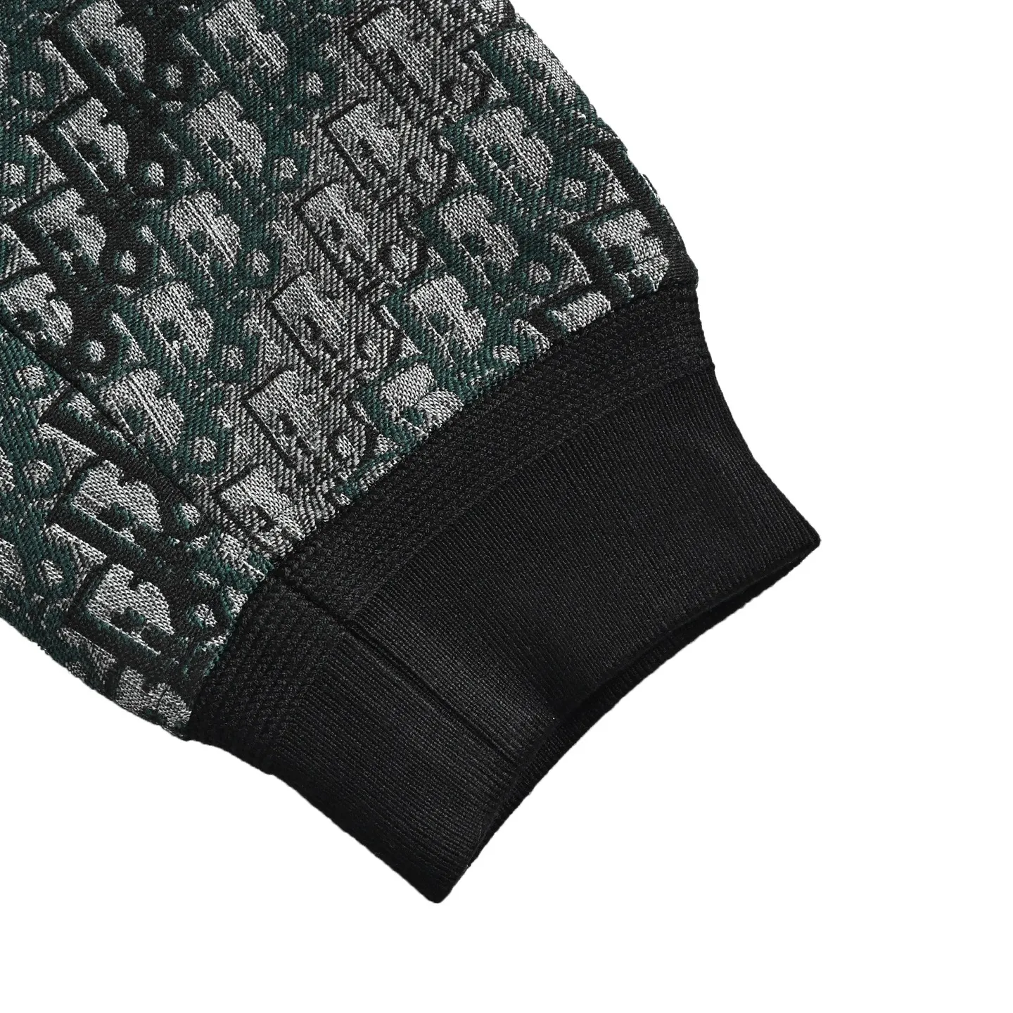 Dior/Dior all-over jacquard baseball collar zipper jacket