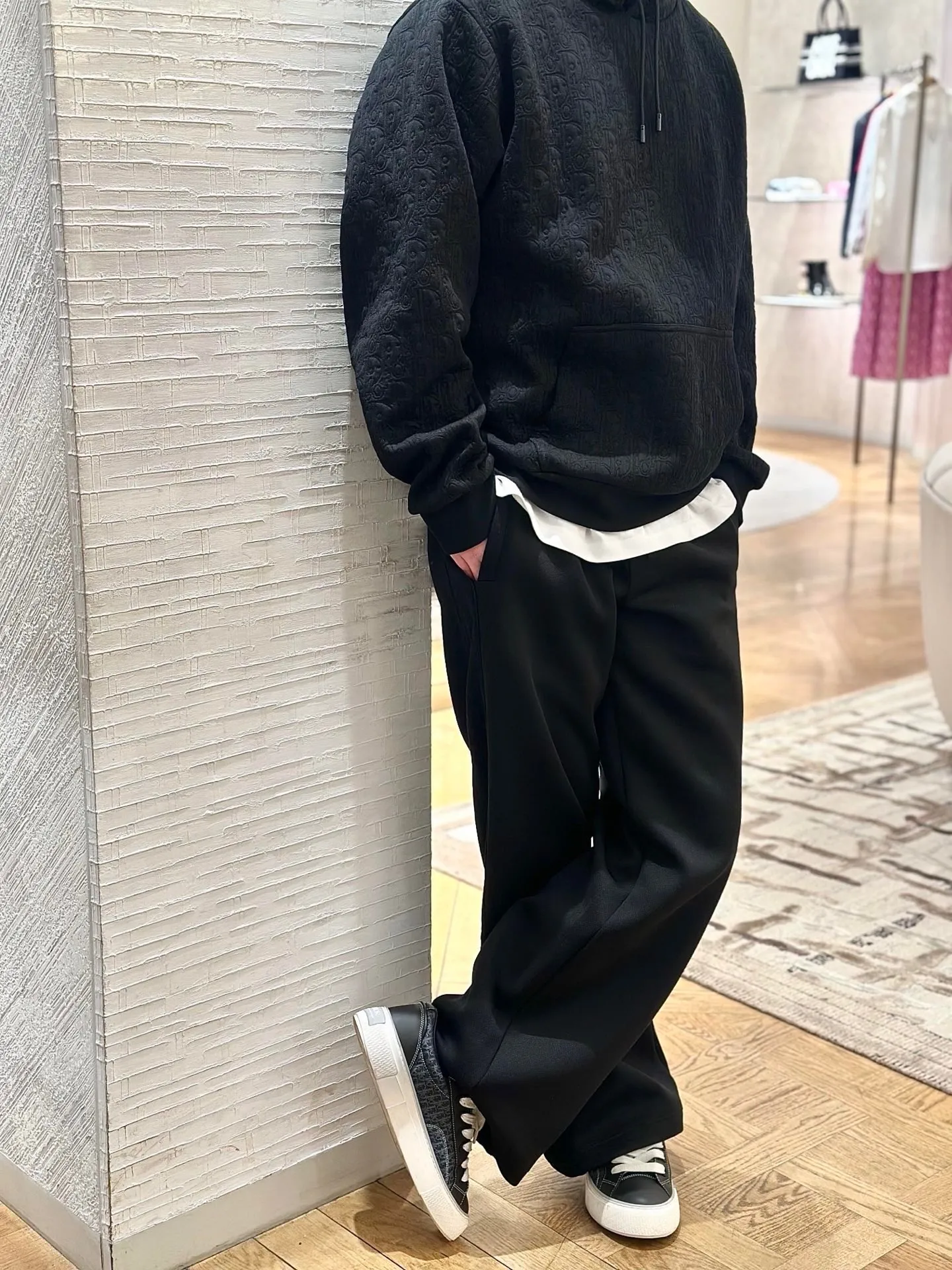 Dior/Dior 25Fw presbyopic embossed webbing suit trousers