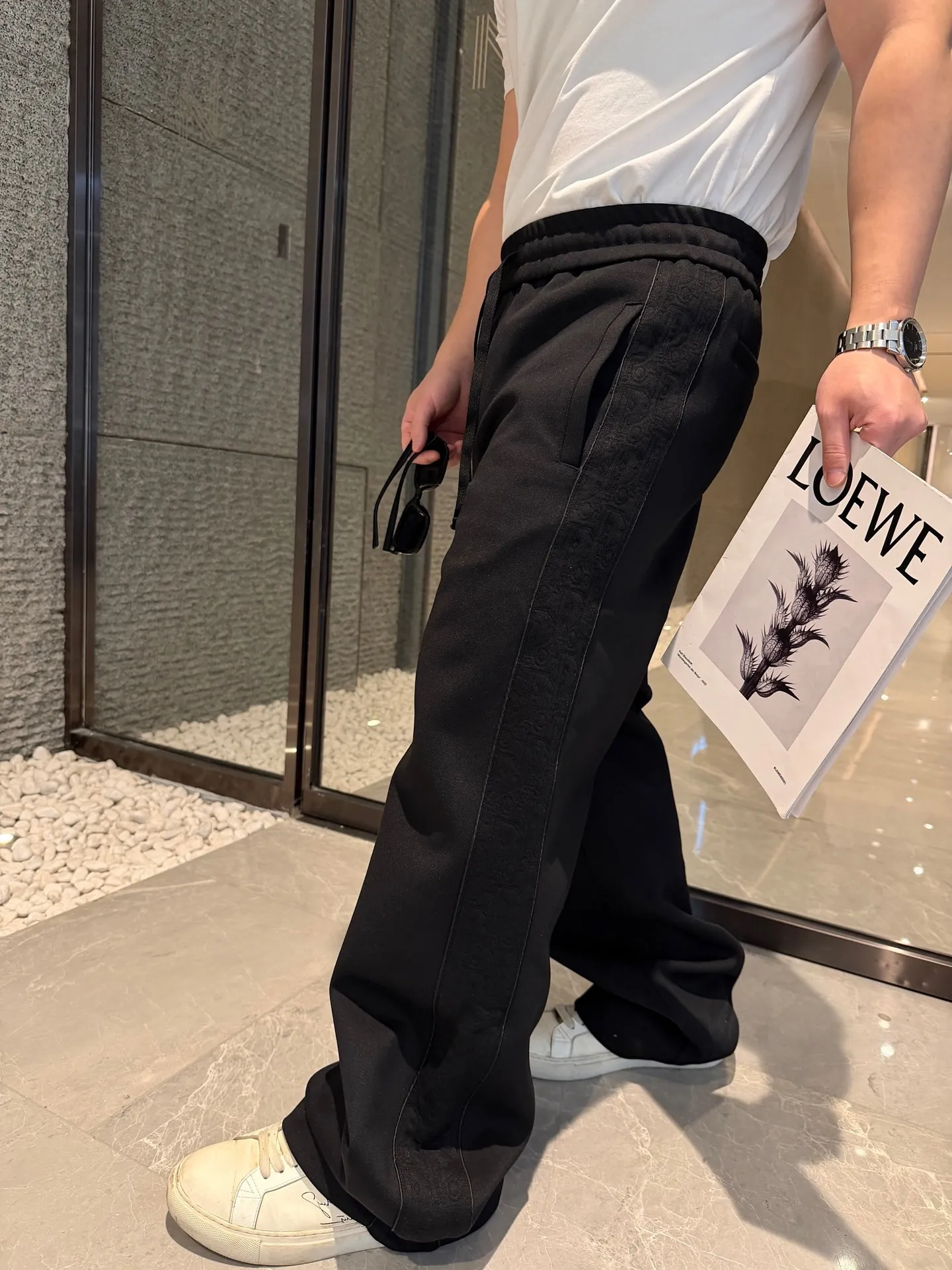 Dior/Dior 25Fw presbyopic embossed webbing suit trousers
