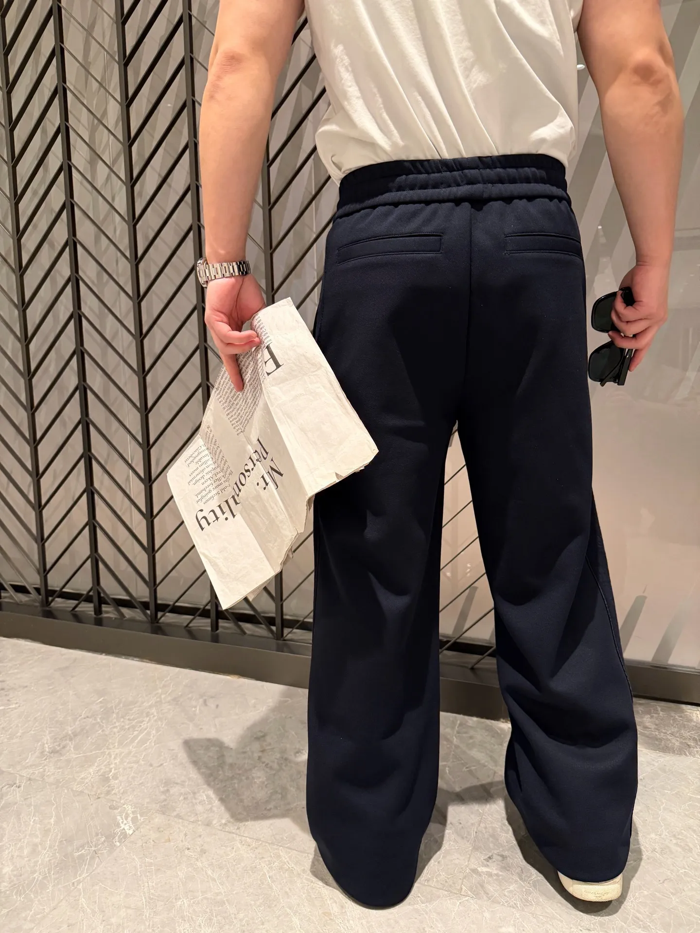 Dior/Dior 25Fw presbyopic embossed webbing suit trousers