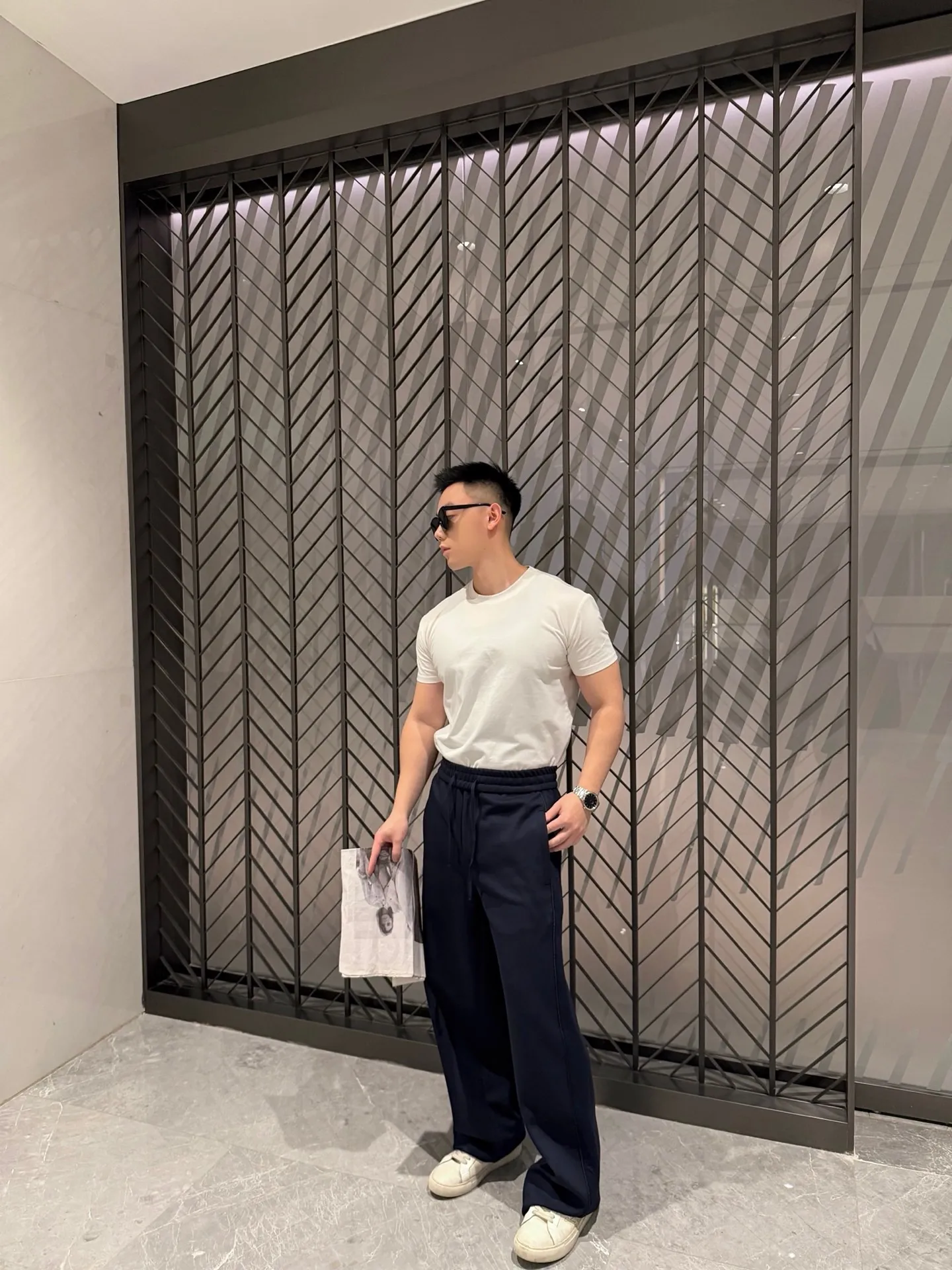 Dior/Dior 25Fw presbyopic embossed webbing suit trousers