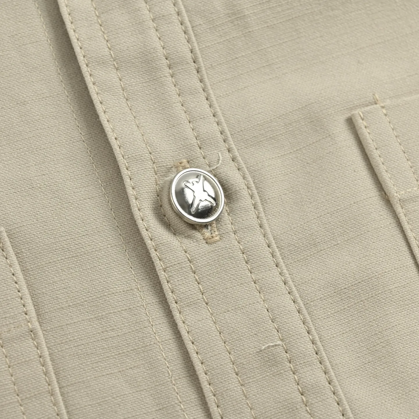 Dior/Dior 25Fw Embroidered Logo Canvas Shirt Coat