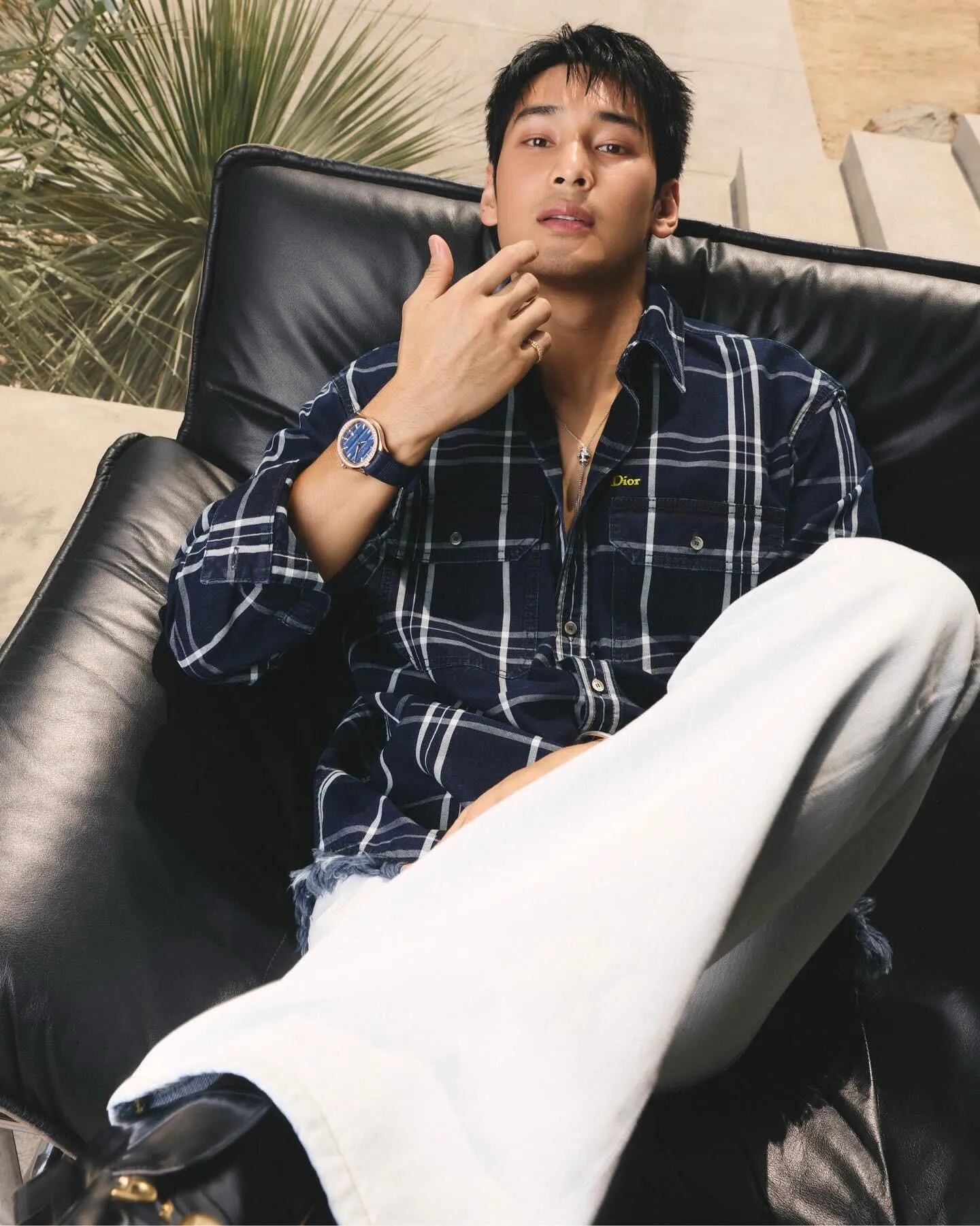 Dior/Dior Tassel Long Sleeve Shirt Jacket