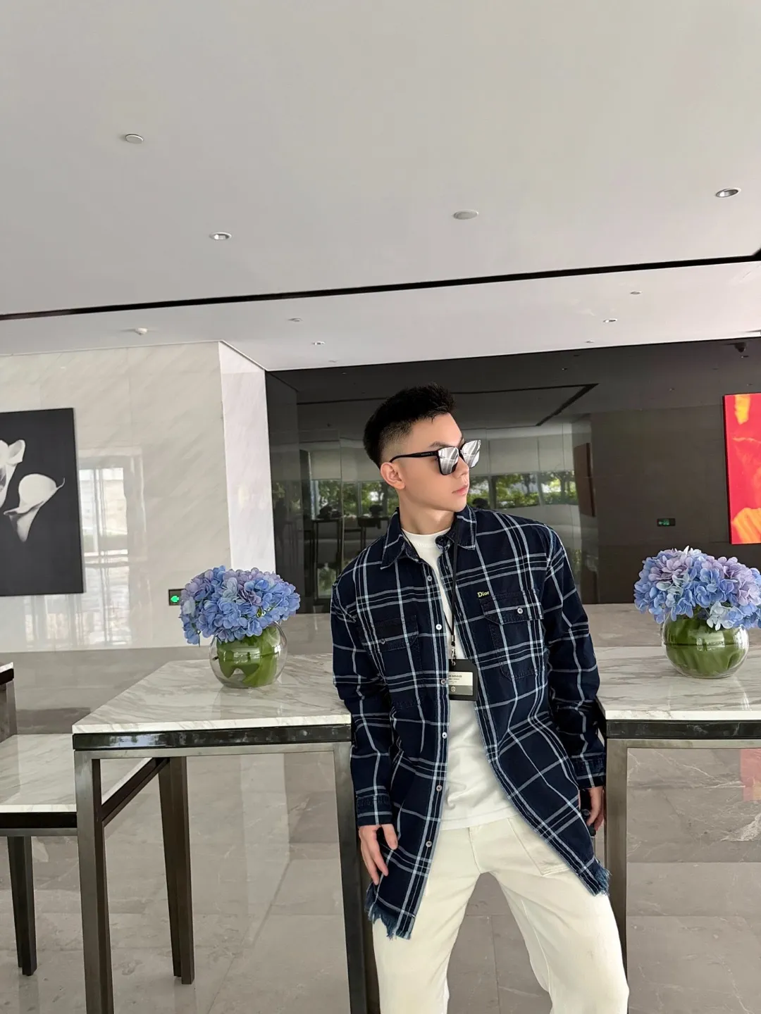 Dior/Dior Tassel Long Sleeve Shirt Jacket
