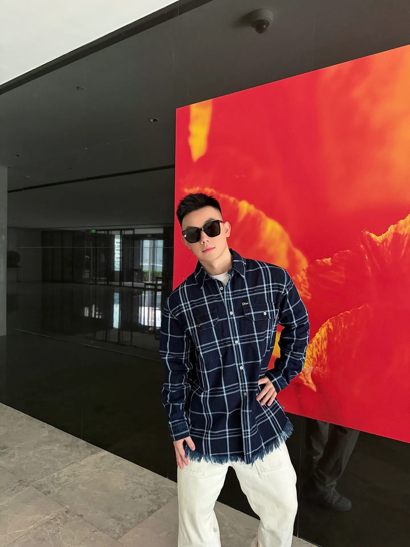 Dior/Dior Tassel Long Sleeve Shirt Jacket