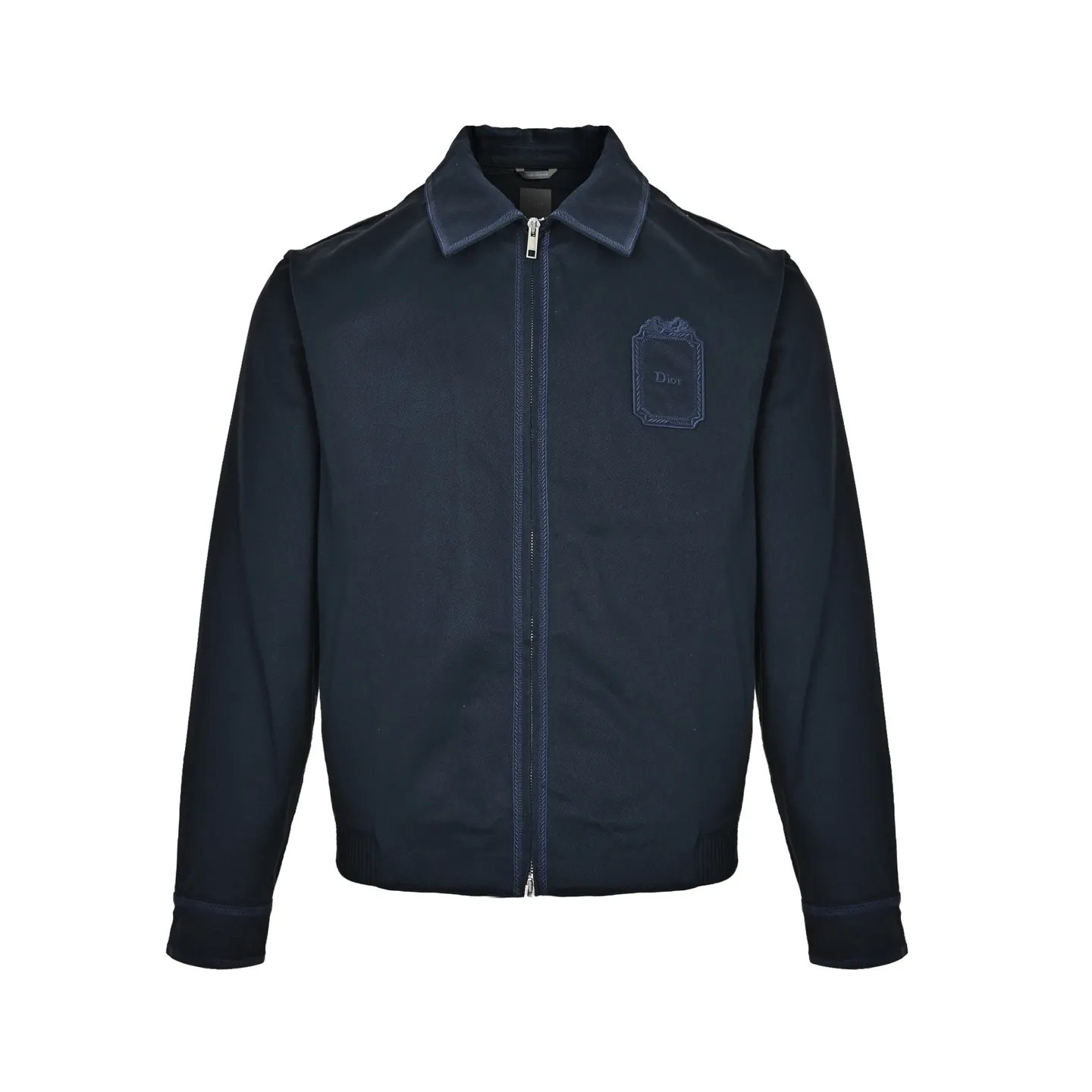 Dior/Dior gabardine square logo embroidered jacket jacket
