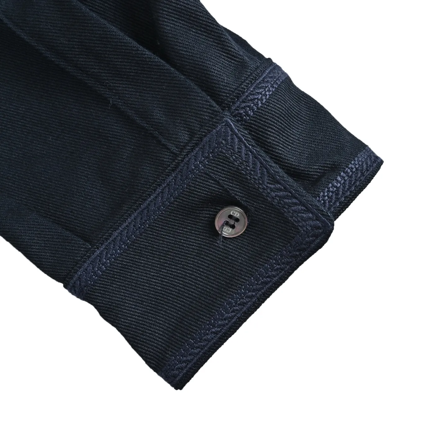 Dior/Dior gabardine square logo embroidered jacket jacket