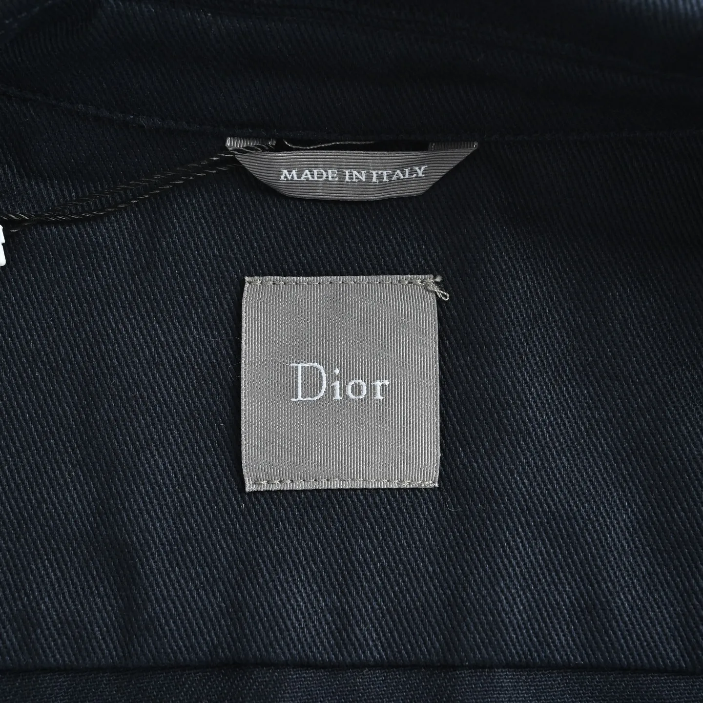 Dior/Dior gabardine square logo embroidered jacket jacket
