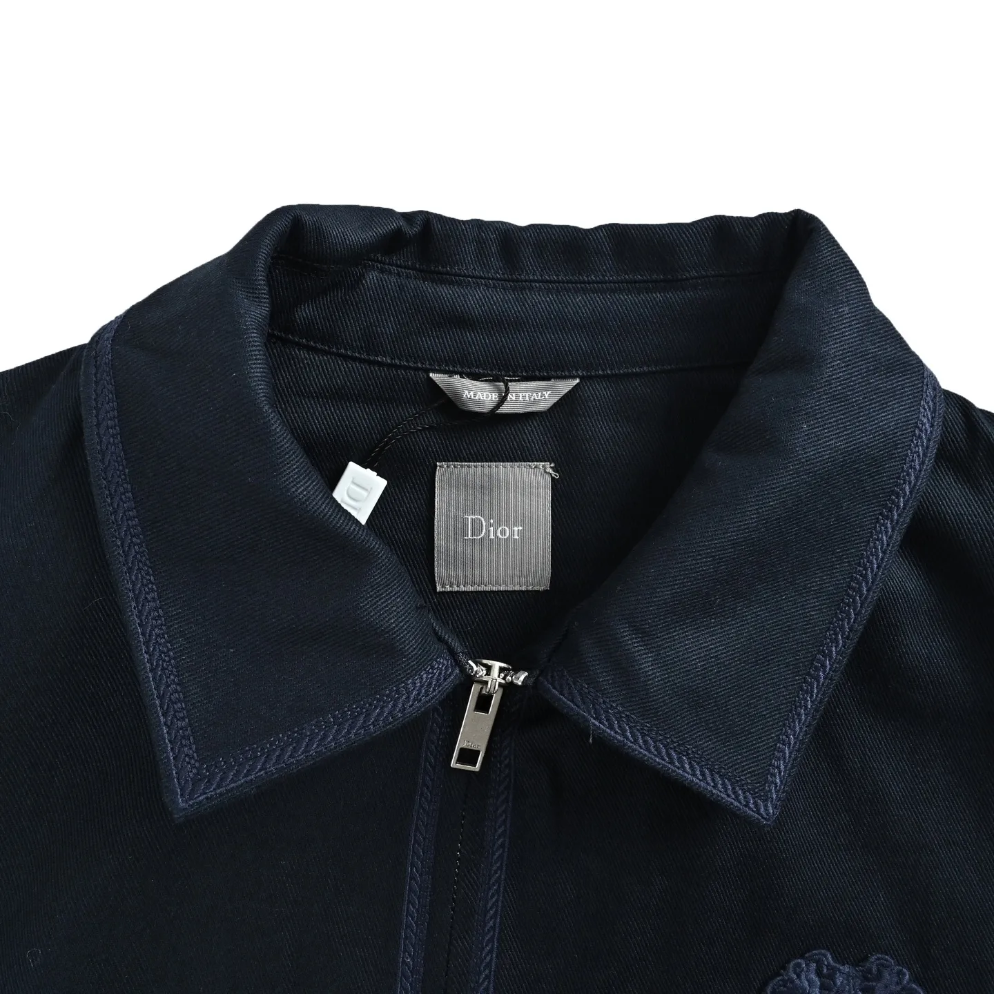 Dior/Dior gabardine square logo embroidered jacket jacket