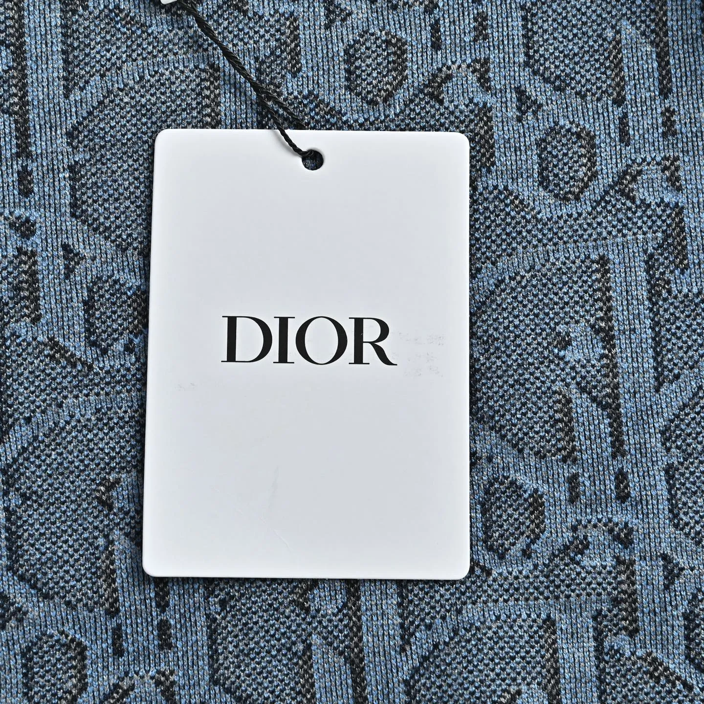 Dior/Dior Large Floral Jacquard Zip Knit Cardigan Jacket