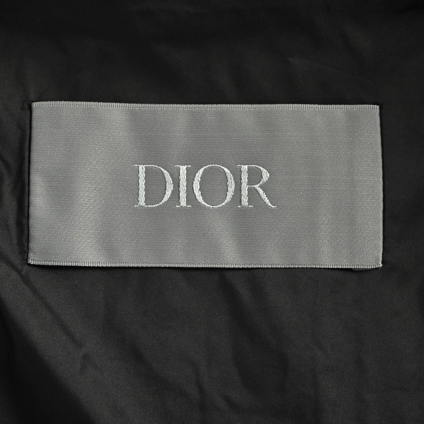 Dior/Dior embossed quilted embossed chest CD hooded zipper jacket