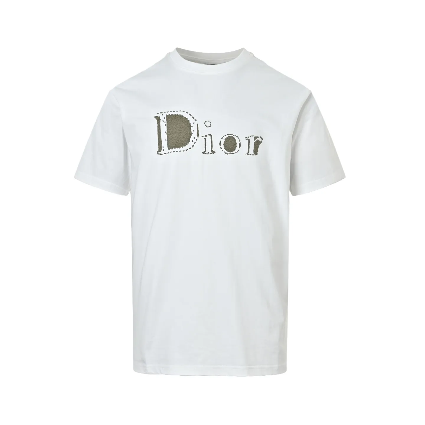 Dior/Dior 26ss tatami letter logo embroidered short sleeves