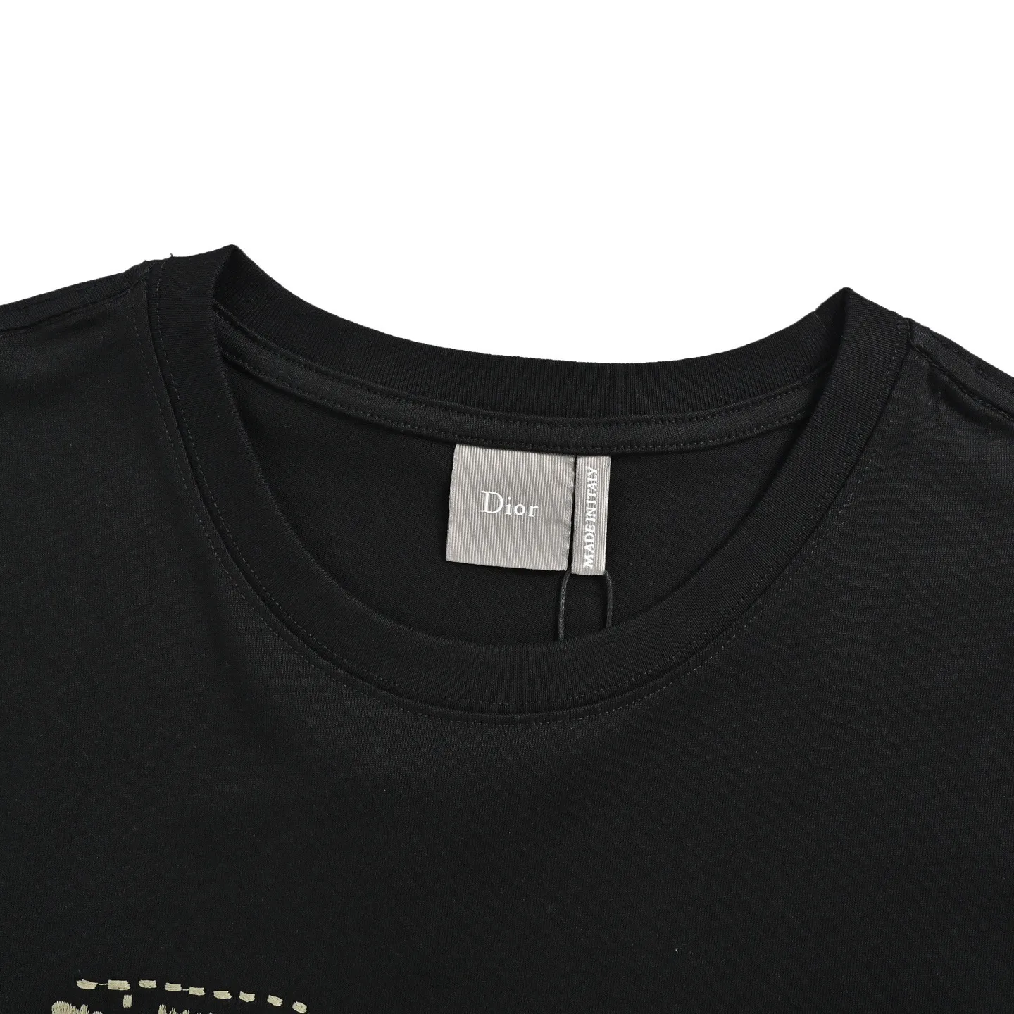 Dior/Dior 26ss tatami letter logo embroidered short sleeves