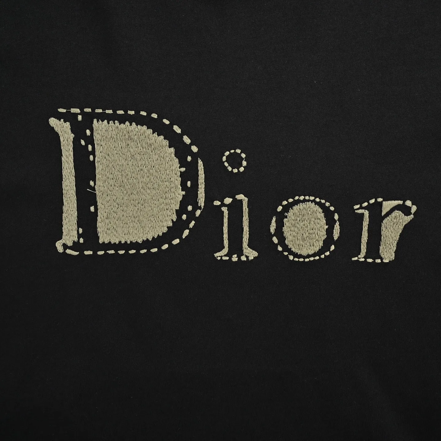 Dior/Dior 26ss tatami letter logo embroidered short sleeves