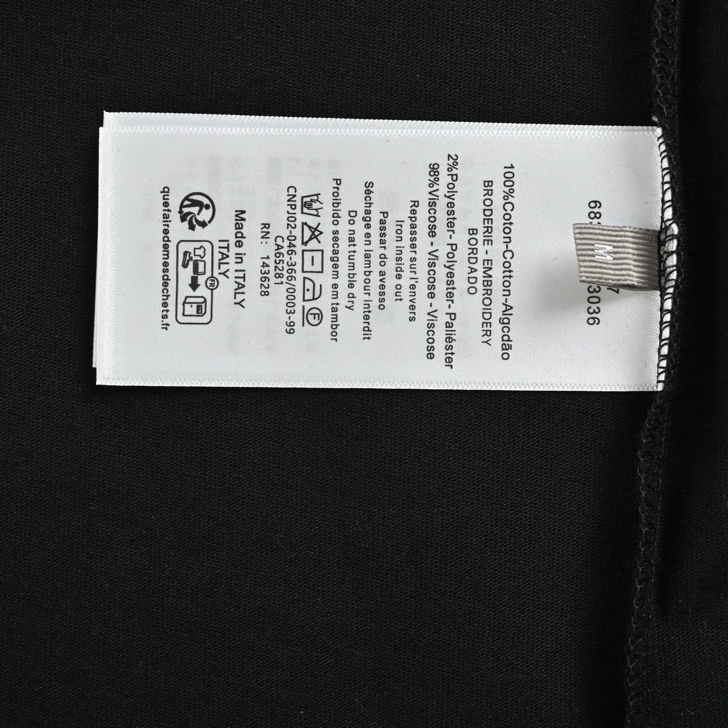 Dior/Dior 26ss tatami letter logo embroidered short sleeves