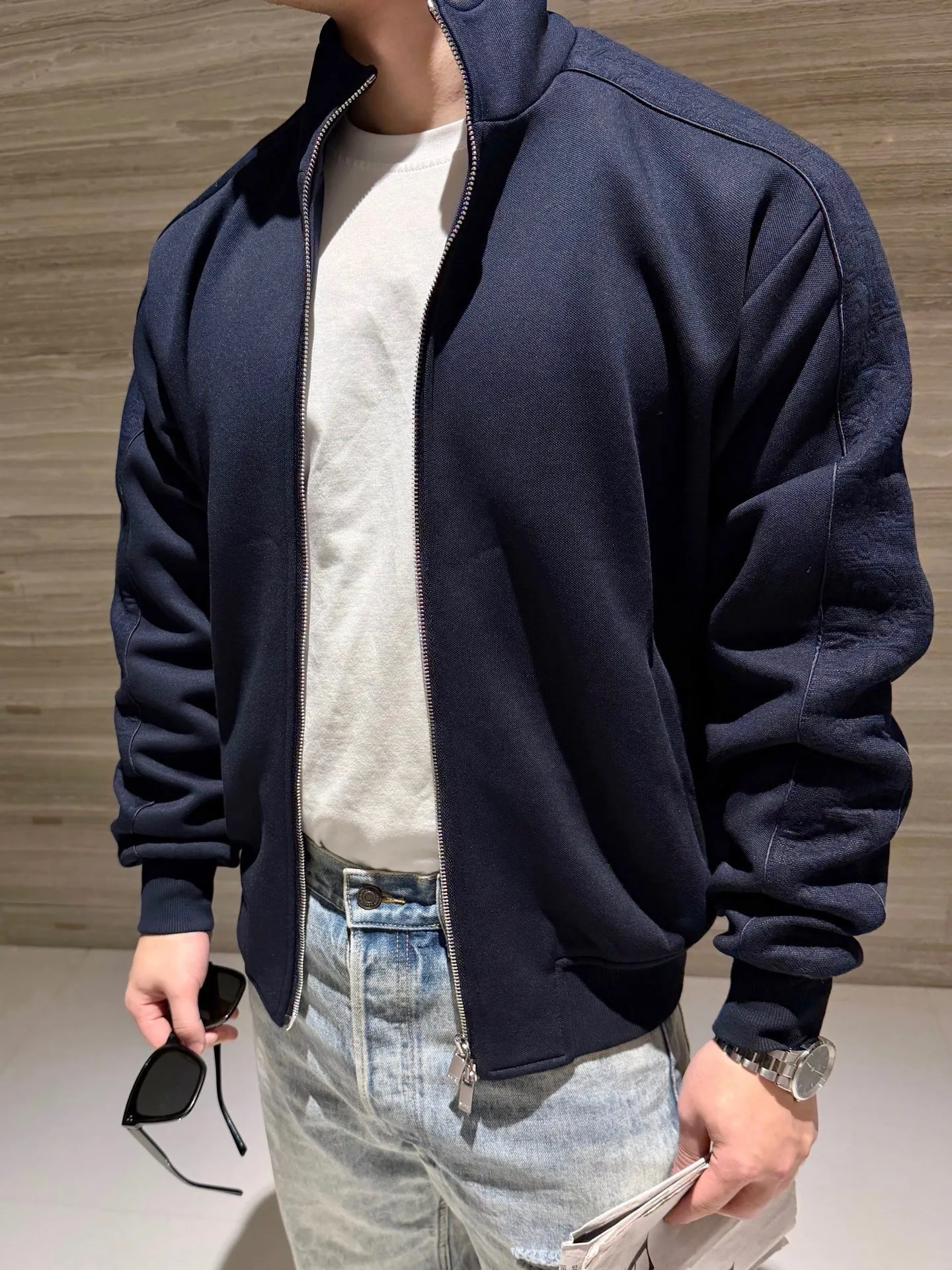Dior/Dior 25Fw old flower embossed webbing suit jacket